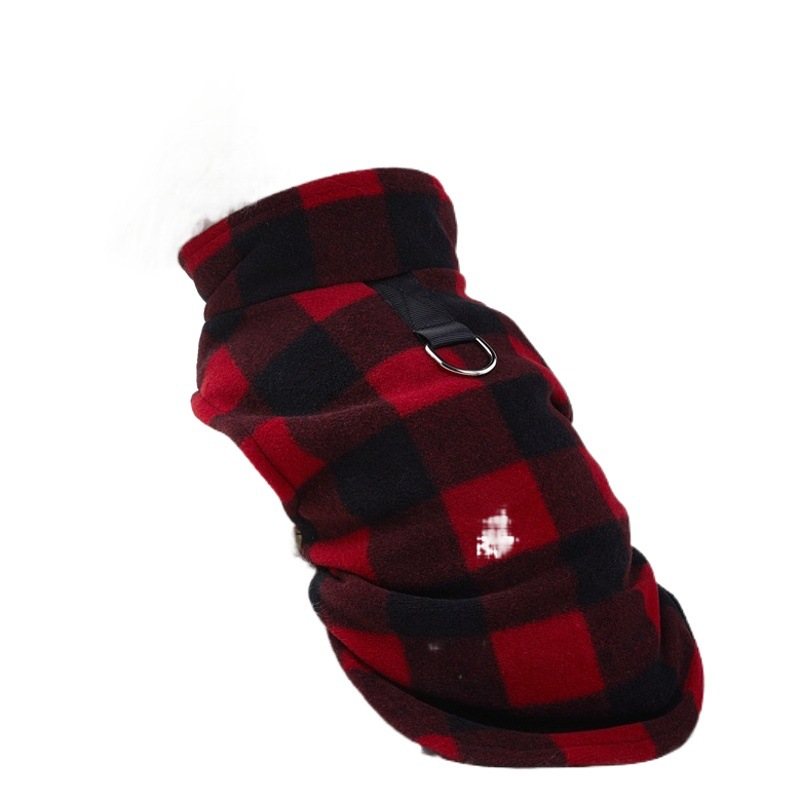Chaleco de Forro Polar para Perro, Ropa de Invierno Suave y Cálida, con Abertura para Arnés, Venta por Mayor image 1