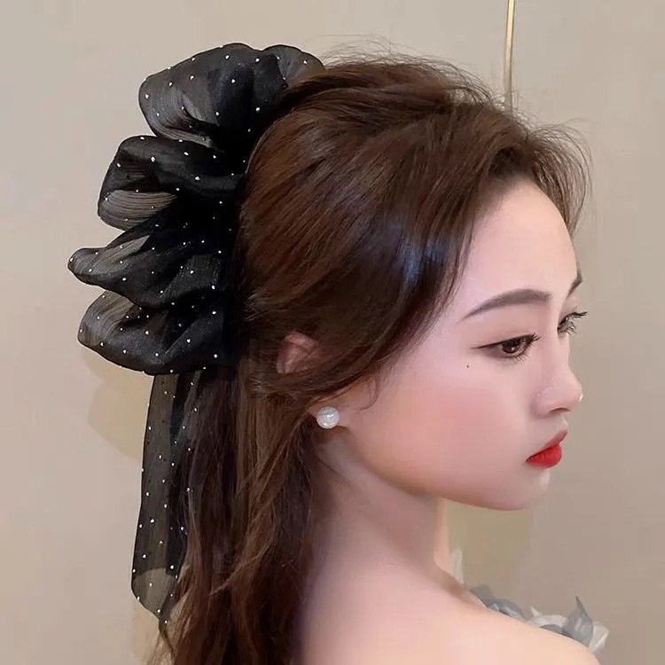 両面バブルグリッパー、ふわふわでボリュームのあるシャーククリップ、ヘアピン、女性の後頭部用の高級ヘアピン