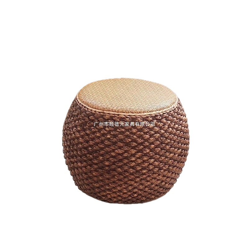 Sofá taburetes taburetes taburetes de mesa taburetes de madera maciza taburetes creativos taburetes redondos hechos a mano taburetes de paja