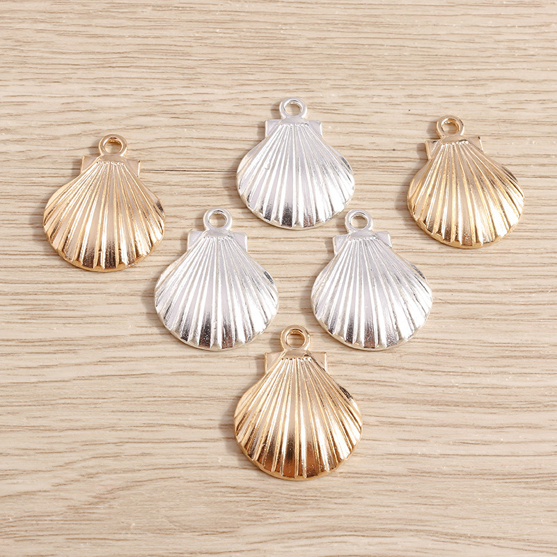 10 PCs/Pack Fashion Simple Electroplated Alloy DIY Accessories Shell Pendant Clothing Mobile Phone Accessories Pendant 10 PCs/Pack Fashion Simple Electroplated Alloy DIY Accessories Shell Pendant Clothing Mobile Phone Accessories Pendant