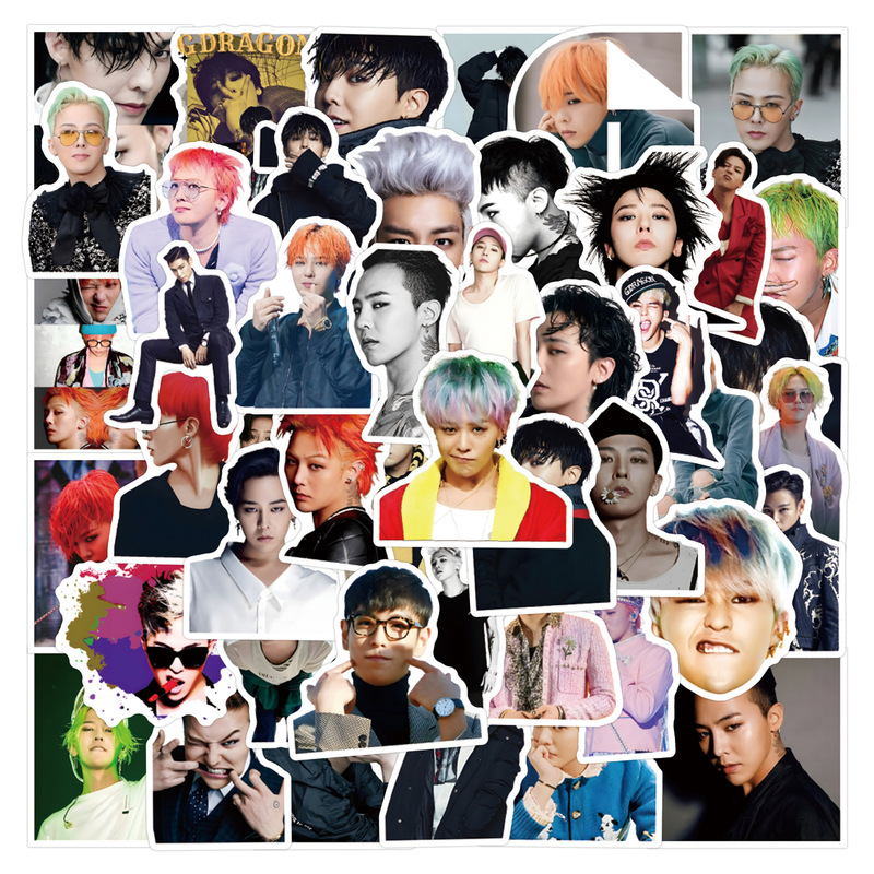 55 G-Dragon Korean Star Quan Zhilong Stickers for Decorating Journals, Stationery, Water Bottles, and Computers, Waterproof Decals 55 G-Dragon Korean Star Quan Zhilong Stickers for Decorating Journals, Stationery, Water Bottles, and Computers, Waterproof Decals