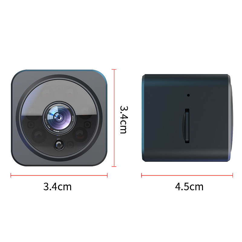 AS02 Cámara WiFi HD de dos vías de intercomunicación 1080p cámara inalámbrica remoto infrarrojo deportes Cámara DV