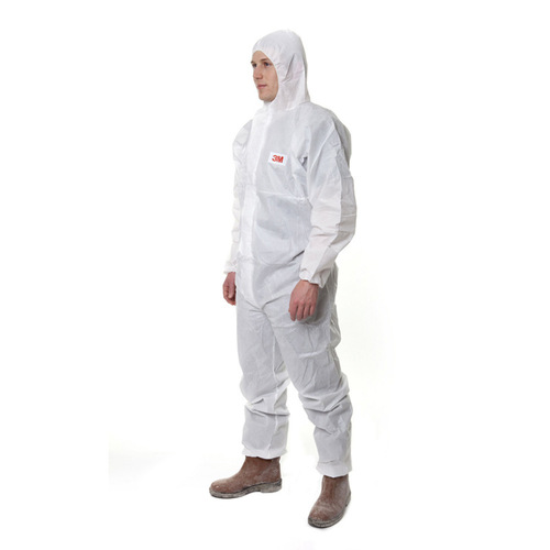 3M 4515 white one-piece hooded breathable protective clothing for spray painting, chemical industry, pesticides, labor protection and dustproof clothing