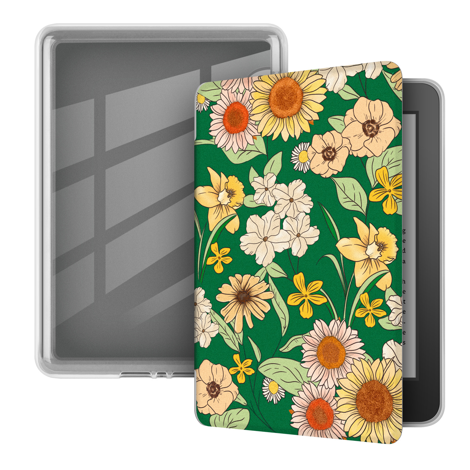 Aplicable kindle paperwhite6543 acrílico pintado funda protectora 658/558 funda protectora transparente
