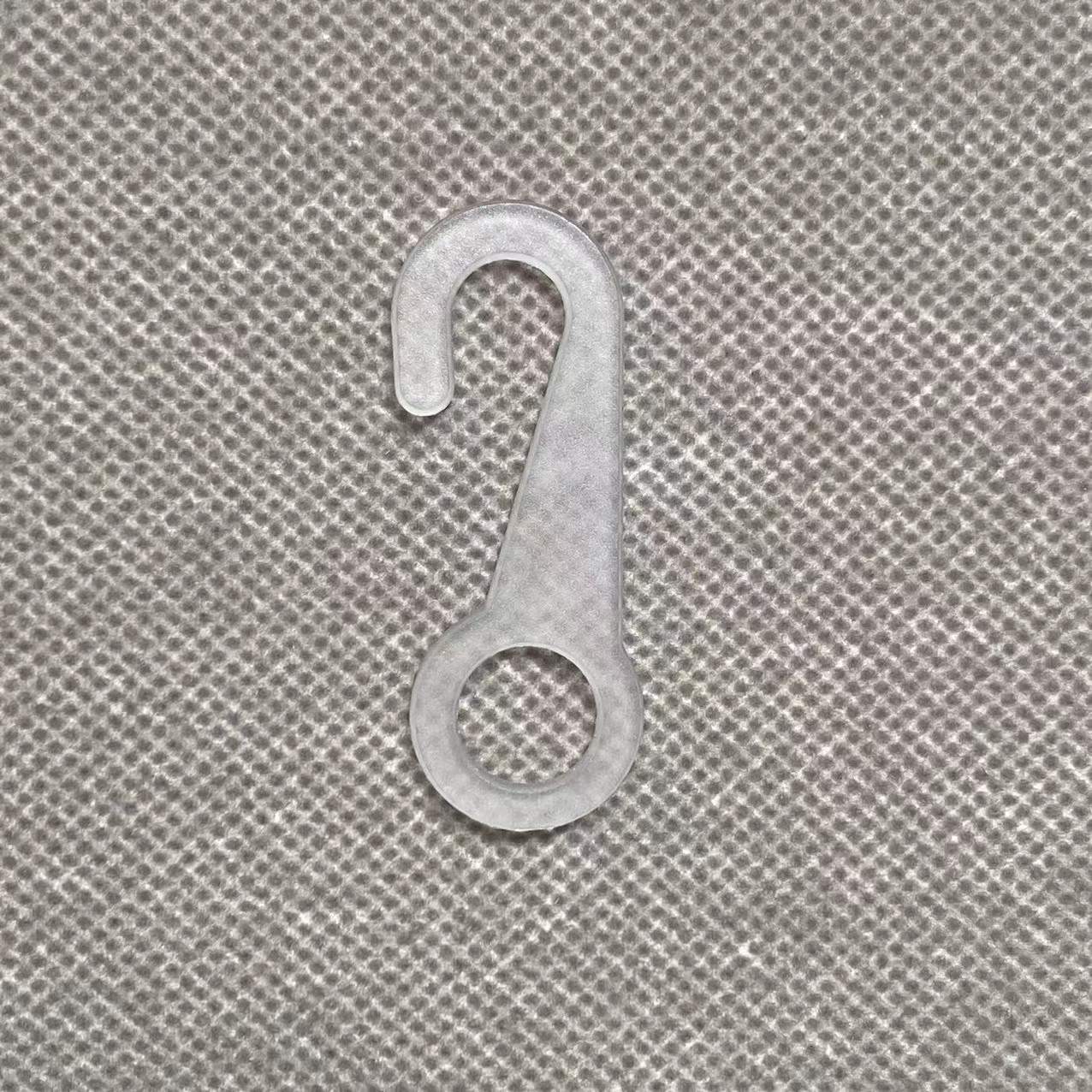 厂家现货塑料挂钩料手套挂钩问号钩毛巾钩帽子挂钩袜子服装辅