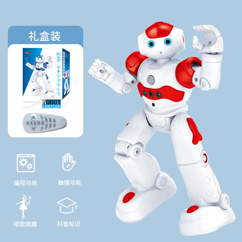 Robot de inducción de control remoto transfronterizo Allock robot inteligente gesto inducción música juguete para niños