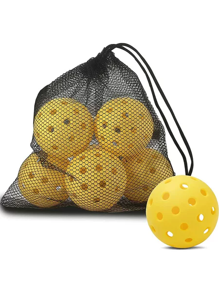 Wholesale factory price 40 holes 74mm diameter PE material durable injection molding outdoor pickle ball