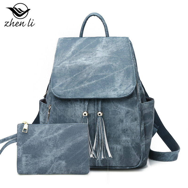 Mochila de mujer de color caramelo de bolsa transfronteriza nueva bolsa de gran capacidad mochila de tendencia transfronteriza con flecos