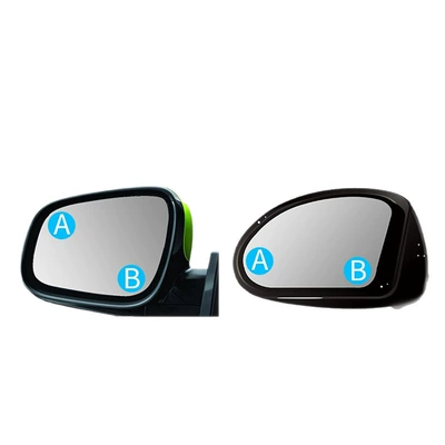 Kuaimet Blind Spot Auxiliary Mirror: Large field of view rear view auxiliary mirror