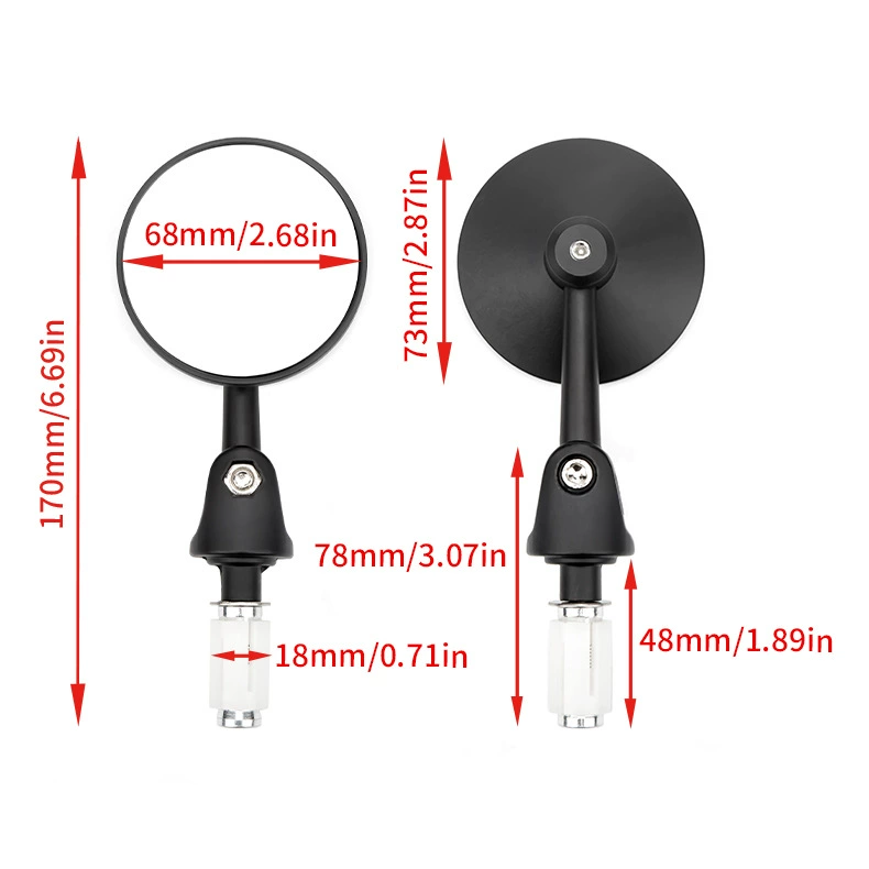 Modified retro rear view mirror, steering wheel, retroreflective folding pen, wholesale