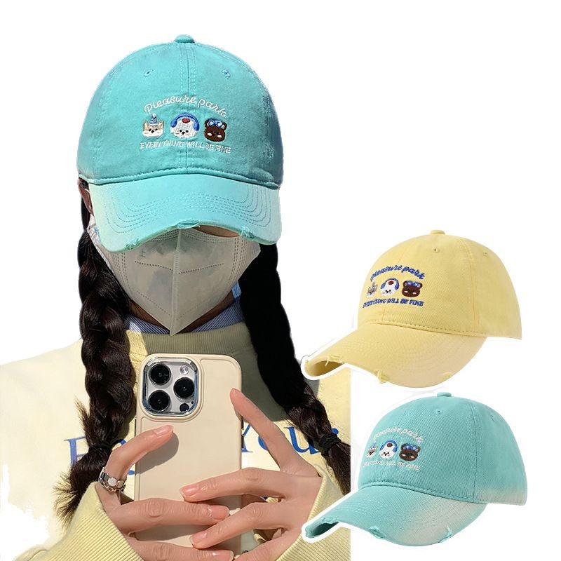 2025 nuevo sombrero de sombrero de protección solar, sombrero de béisbol, sombrero de cabeza grande, sombrero de lengua ancha, sombrero de mujer, cara pequeña y profunda