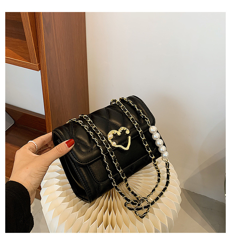Wholesale Heart-shaped Buckle Messenger Shoulder Small Square Bag Nihaojewelry display picture 137