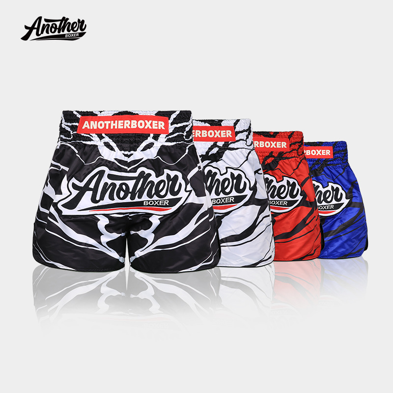 Anotherboxer New Marble-Patterned Adult Ufc Training Pants Sanda Fighting Uniform Boxing Competition Shorts