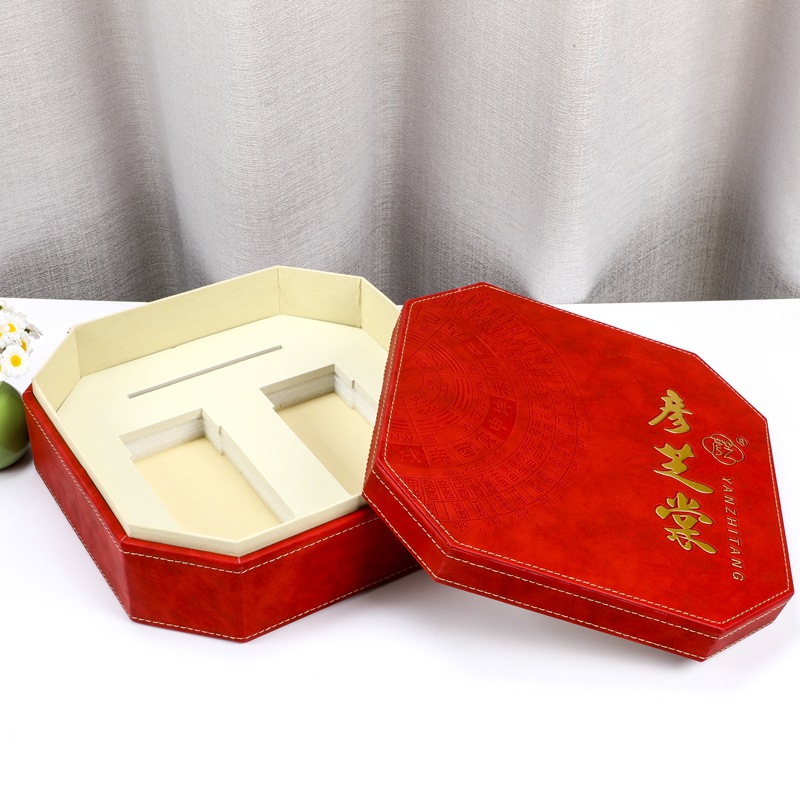 节日送礼保健礼品包装盒海参礼盒定 制燕窝石斛西洋参鹿茸礼品盒