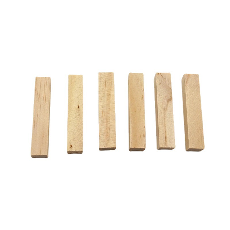 10mm grueso tridimensional madera rectángulo cuadrado madera 5cm/20cm rectángulo palo de madera