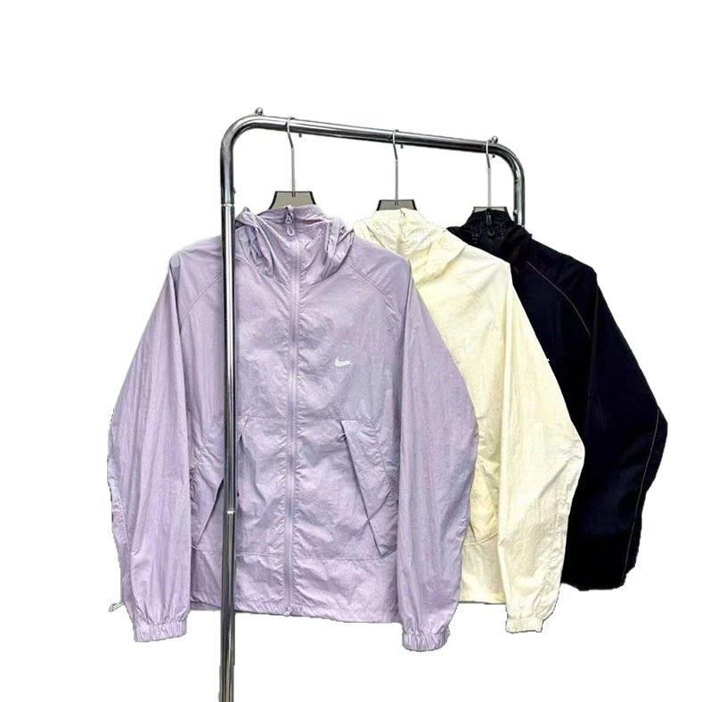 女性用の小さなフック付き日焼け止め服、2025年夏の新しいスタイル、ゆったりしていて薄い、小さな人向けの見栄えの良い日焼け止め服ジャケット|undefined
