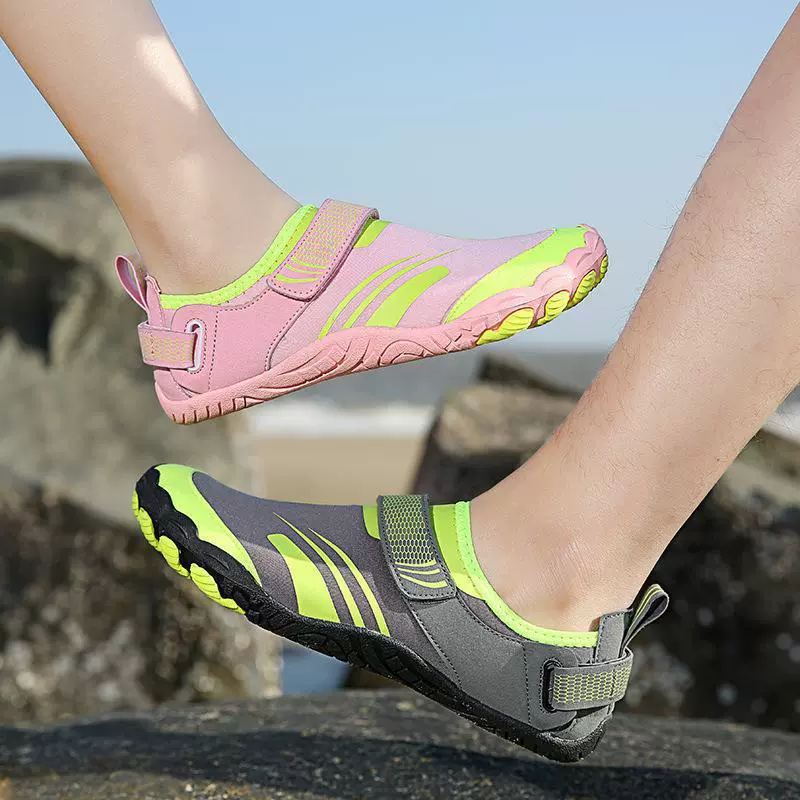 Fashionable sports shoes for men and women for beloved with velcro platform, trend of season