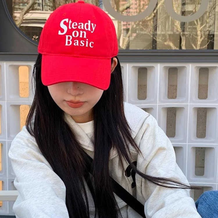 Nuevo sombrero de lengua de pato de letras para mujeres ins Corea del Sur cara pequeña sombrero de béisbol casual para hombres cabeza grande sombrero versátil de verano -