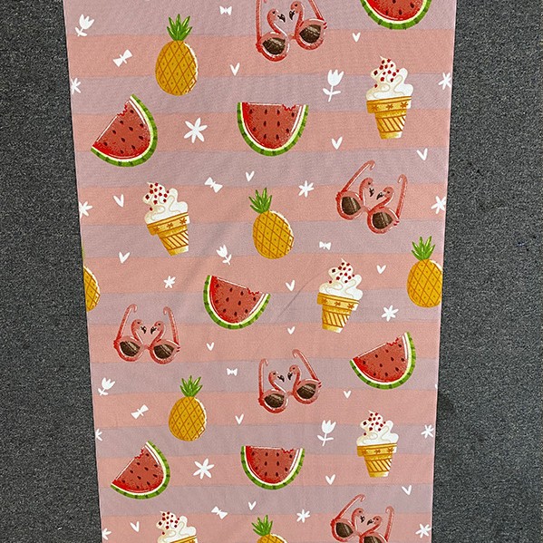 Toalla de baño de estilo europeo y americano falda de baño tendencia de frutas toalla de playa de natación toalla de playa de microfibra para adultos ventas directas de fábrica