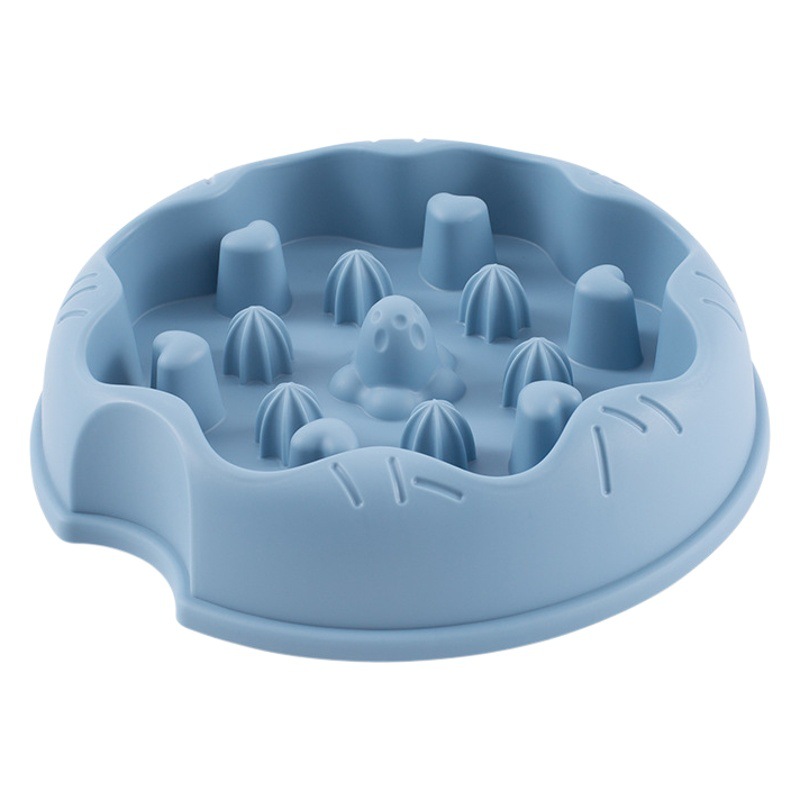 Pet Slow Food Bowl Dispositivo de merienda para perros alimentador de gatos antideslizante antidetonante para perros tazón de comida lenta tazón de gran capacidad para gatos