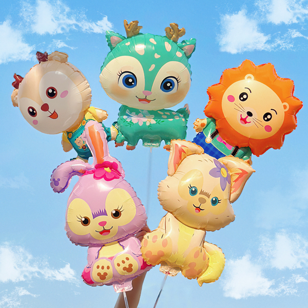 Children's Day animal clip balloon hand-held pole cartoon shape…