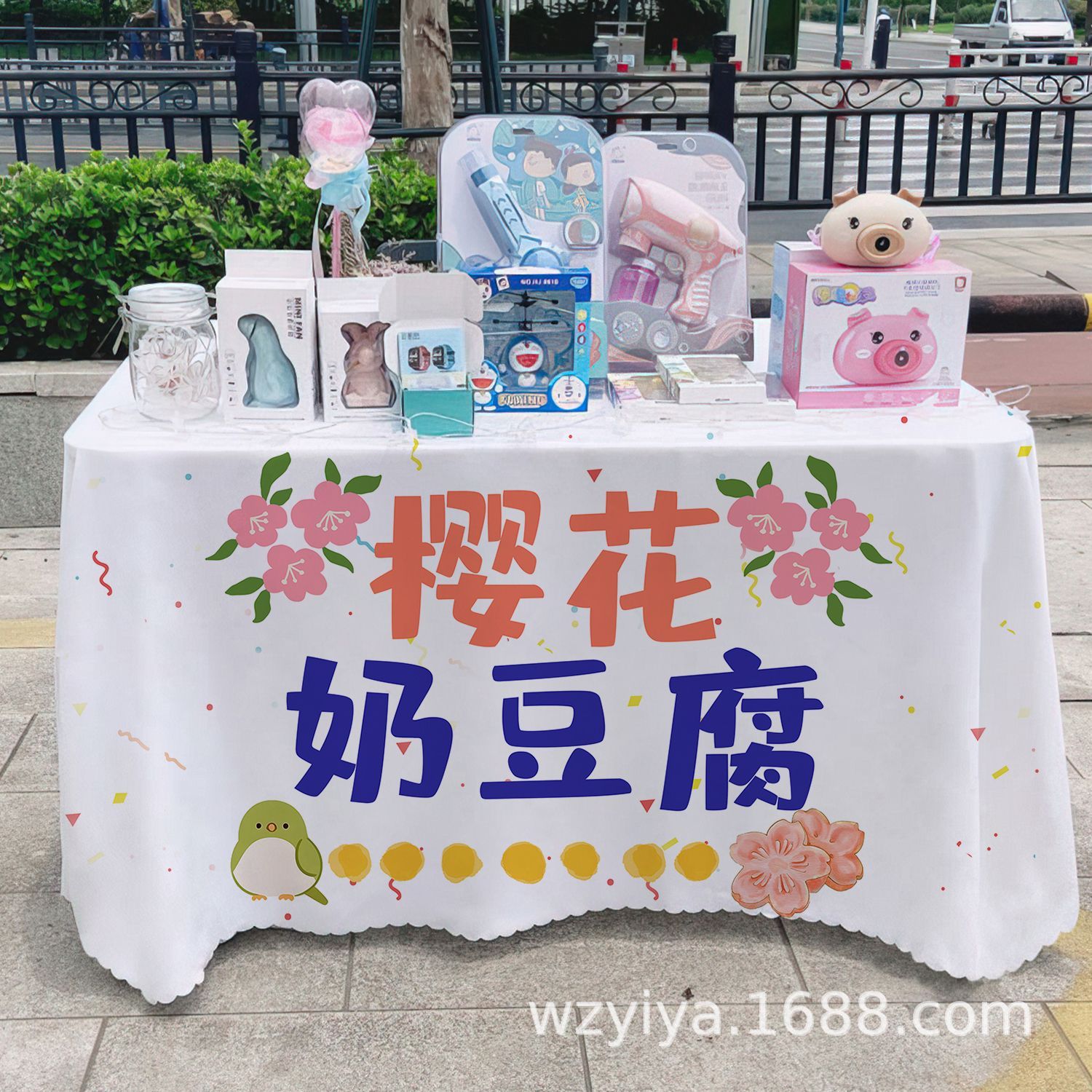 Mantel de tofu con leche de cerezo