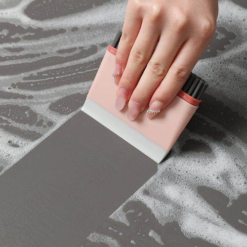 Glass scraper artifact wiper glass wiper window cleaner glass brush two-in-one floor tile stove multi-angle cleaning brush