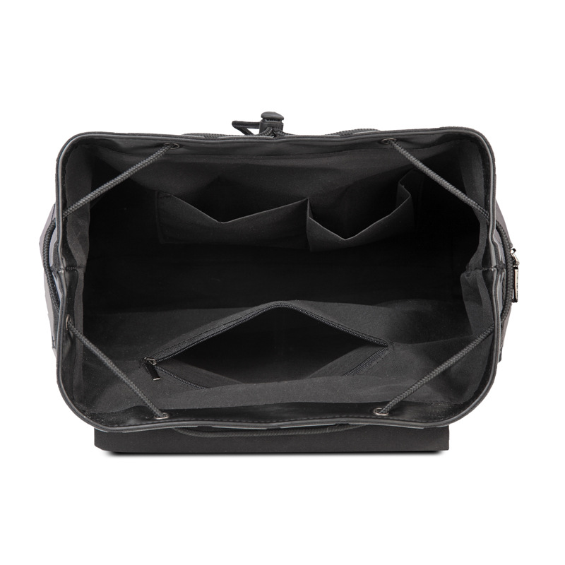 Geometric Grid Computer Backpack For Men And Women, Laptop Bag_voghion.com