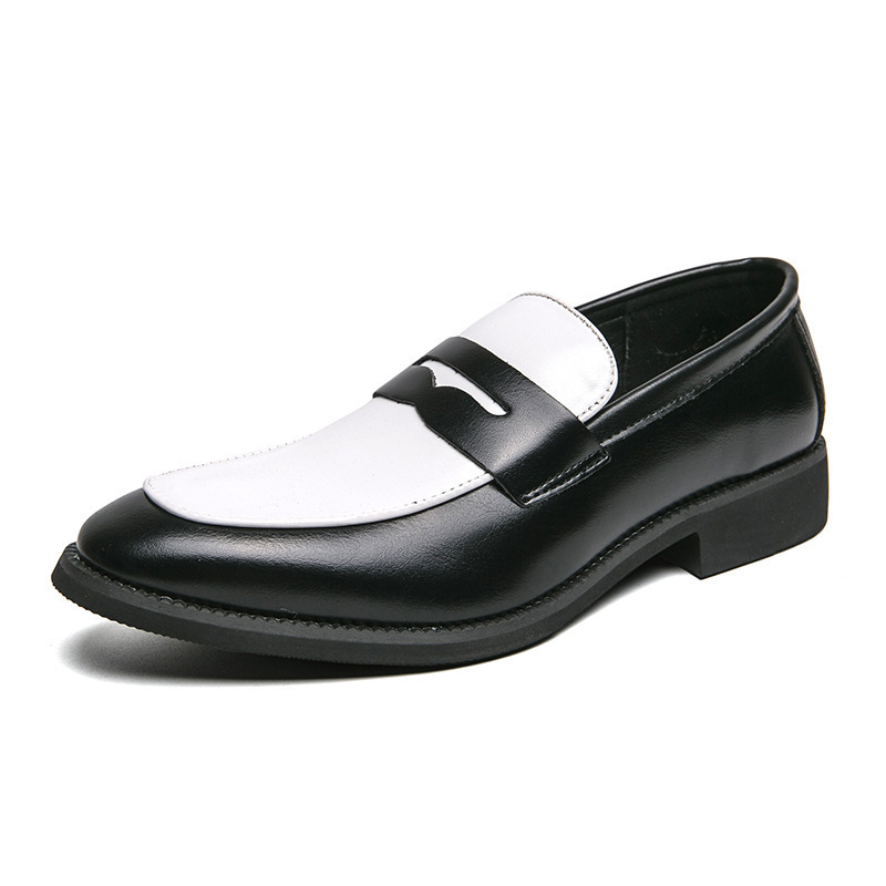 Zapatos de cuero de hombre de gran tamaño, estilo británico coreano, zapatos de cuero casuales, zapatos de boda retro europeos y estadounidenses. image 6