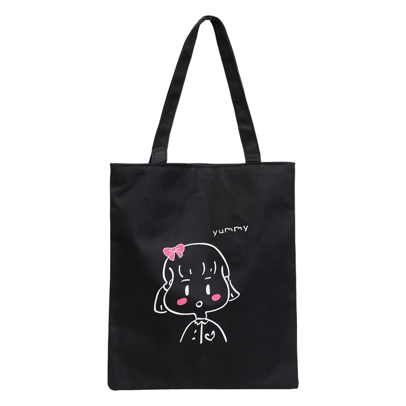 Factory wholesale 2023 new large capacity ladies shoulder handbag Oxford cloth gift bag cartoon cute