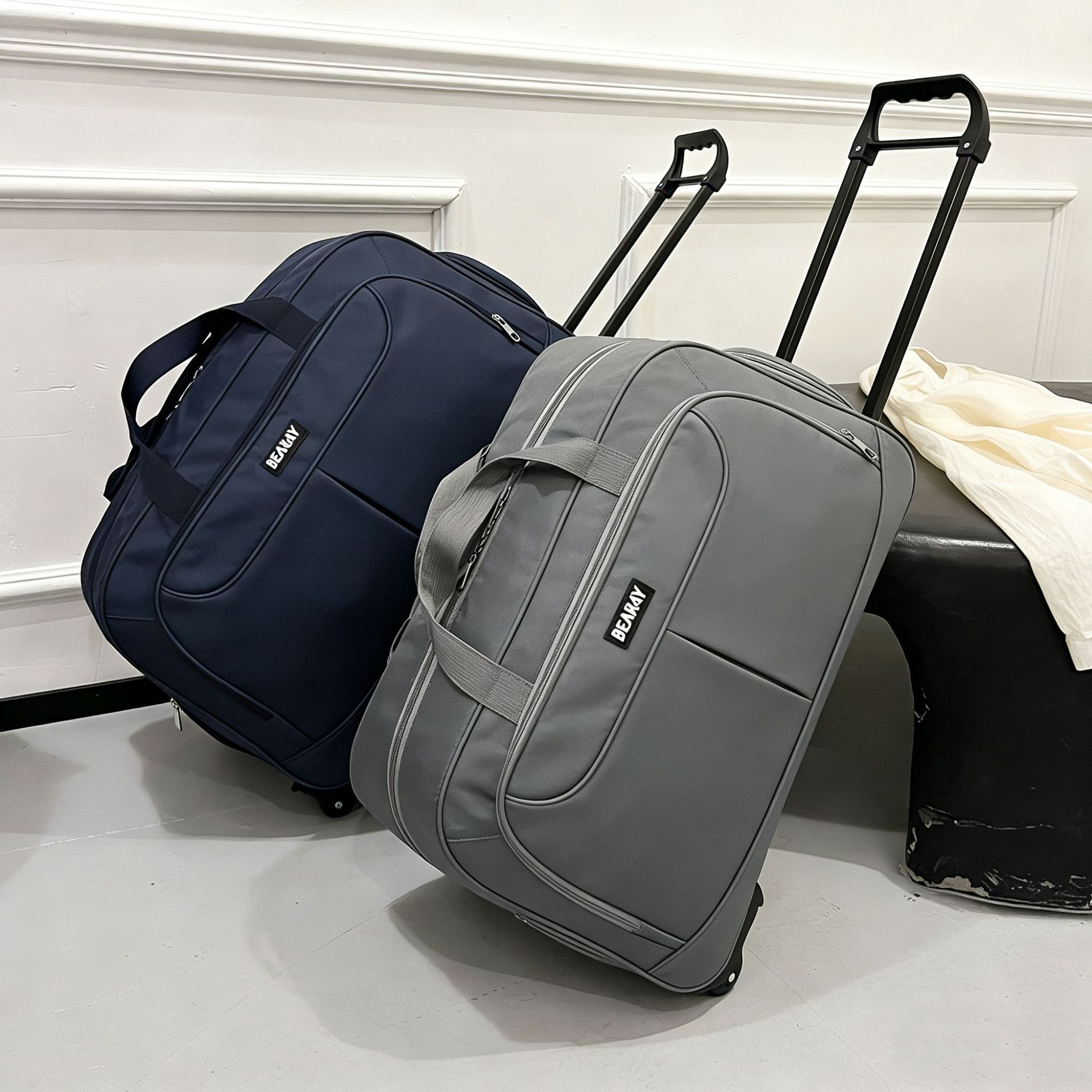 Korean Style Travel Bag Portable Travel Bag Large Capacity Waterproof Foldable Luggage Bag Men's Travel Bag Pregnant Women's Bag