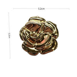欧美时尚创意设计玫瑰花胸针高级精致感装饰别针流行服装饰品批发