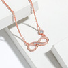 Unlimited advanced necklace, European style, high-quality style, simple and elegant design