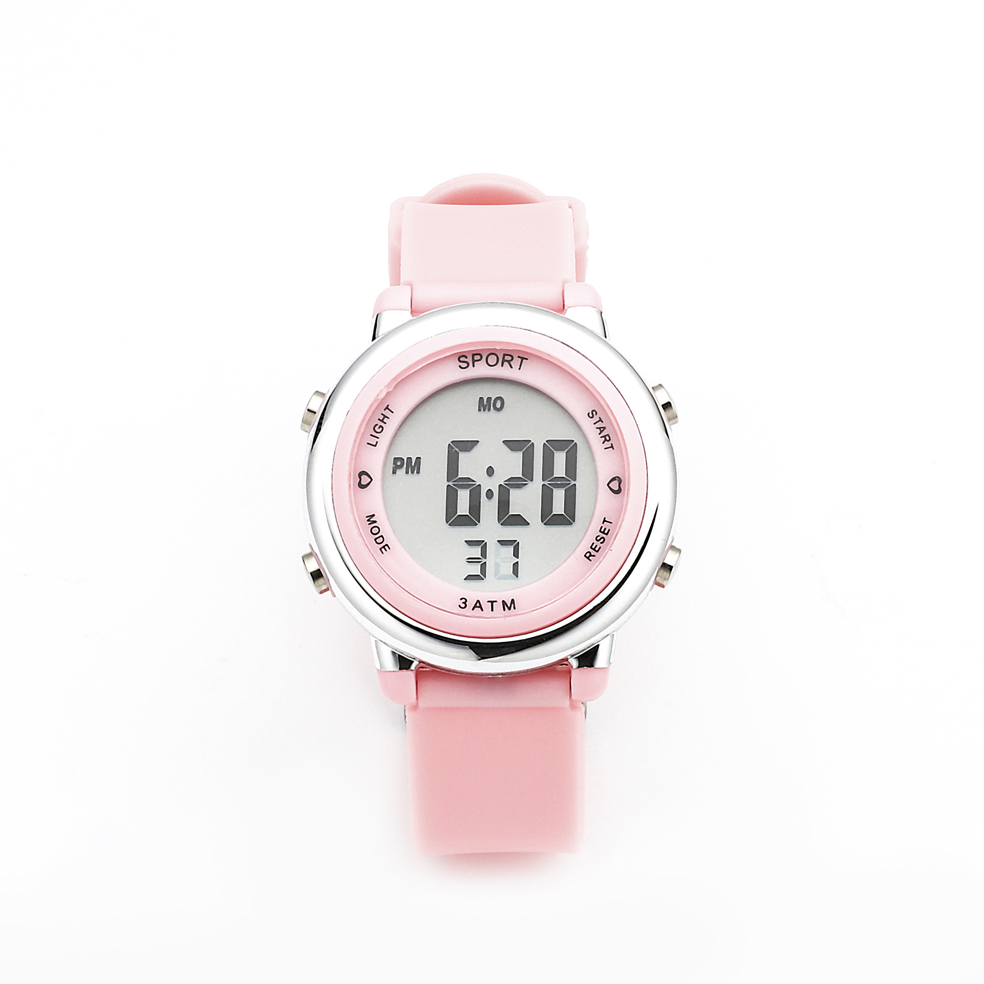 Color caramelo de los niños del estudiante reloj electrónico suministro transfronterizo de creativo de alto valor dial redondo niños relojes electrónicos al por mayor