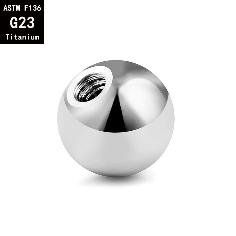 Pointed titanium steel lip stud product view