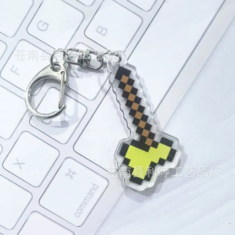 Cartoon acrylic keychain, backpack accessory