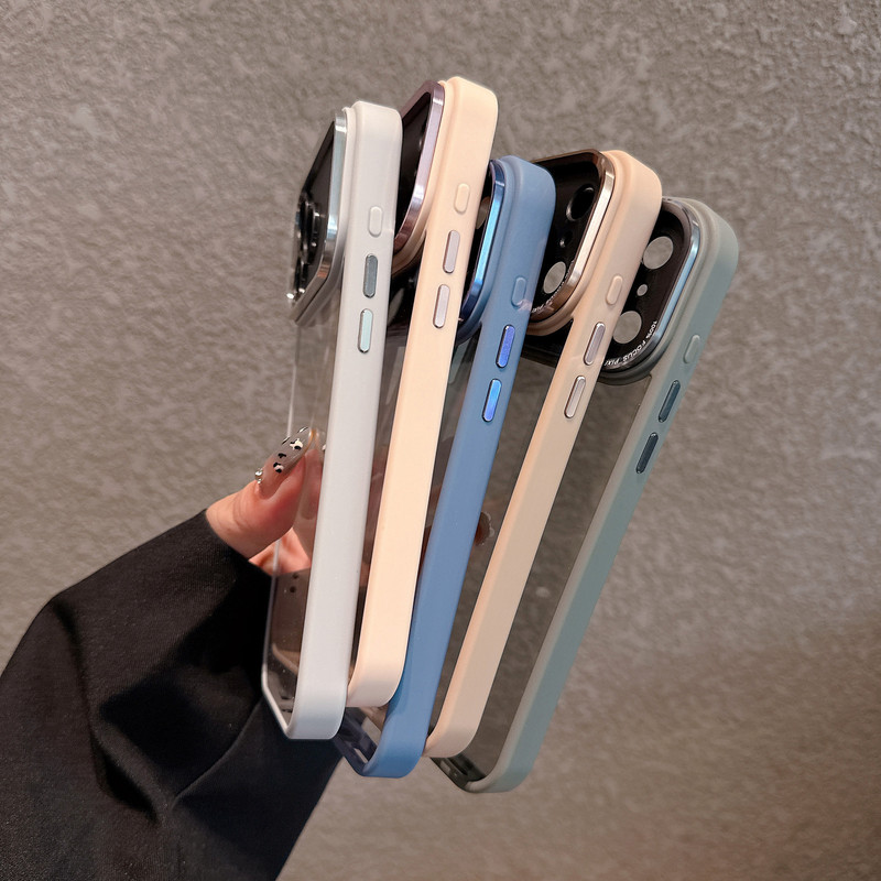 メタルレンズ対応 Apple 17 Pro Max 携帯電話ケース 高透明 iPhone 16 耐衝撃 15 Pro Max ハードケース 14|undefined