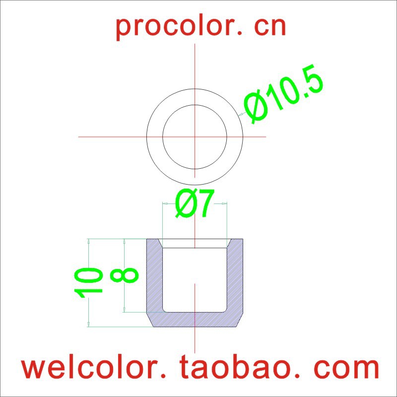 7.0mm�� �⾶10.5 mm ֱ����ñ�� ʳƷ�����𽺶�ͷ�ܷ��� ������