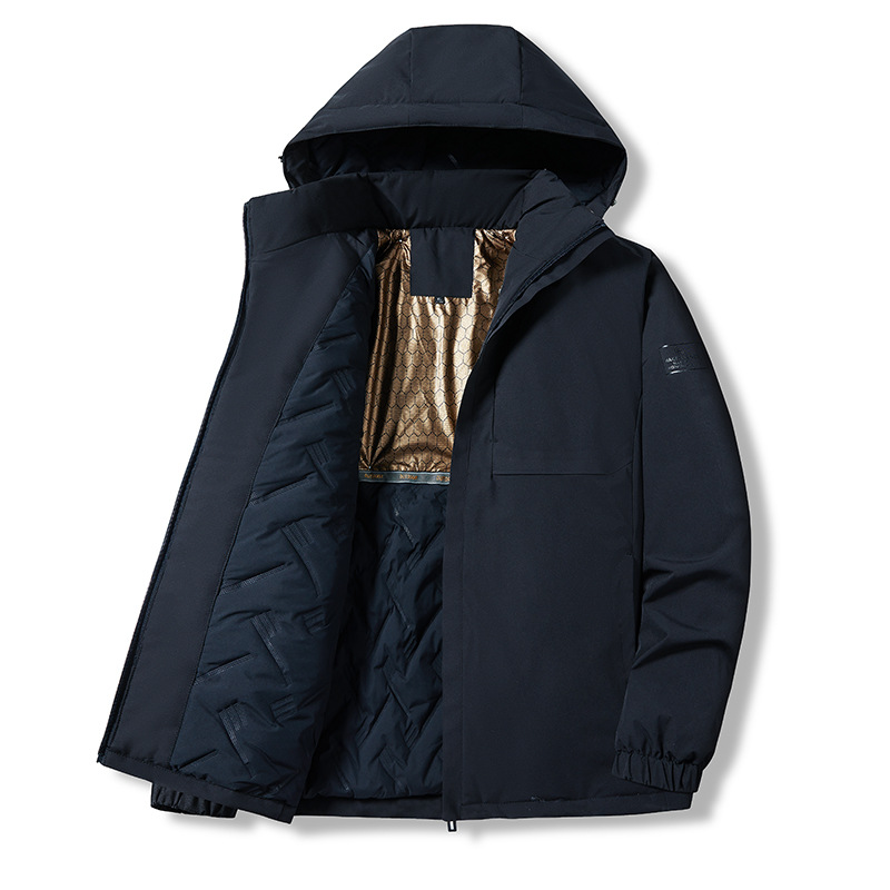 Men's Clothing Coat cotton jacket men's winter thick warm cotton jacket loose large size detachable hood trendy jacket_voghion.com