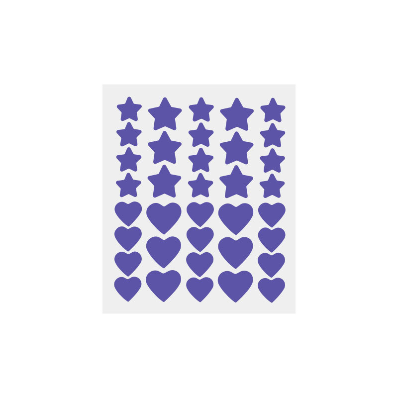 빅스타 하트 여드름 패치 퍼플