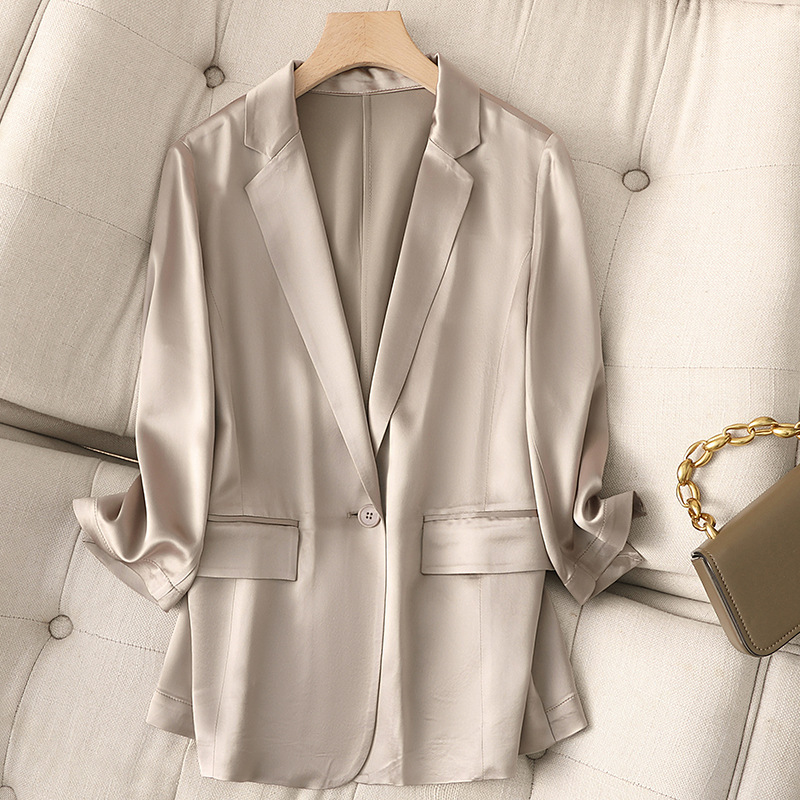 This Year's Trendy Spring Jackets 2026, Small Blazers, Niche Original Design Women's Acetate Suits