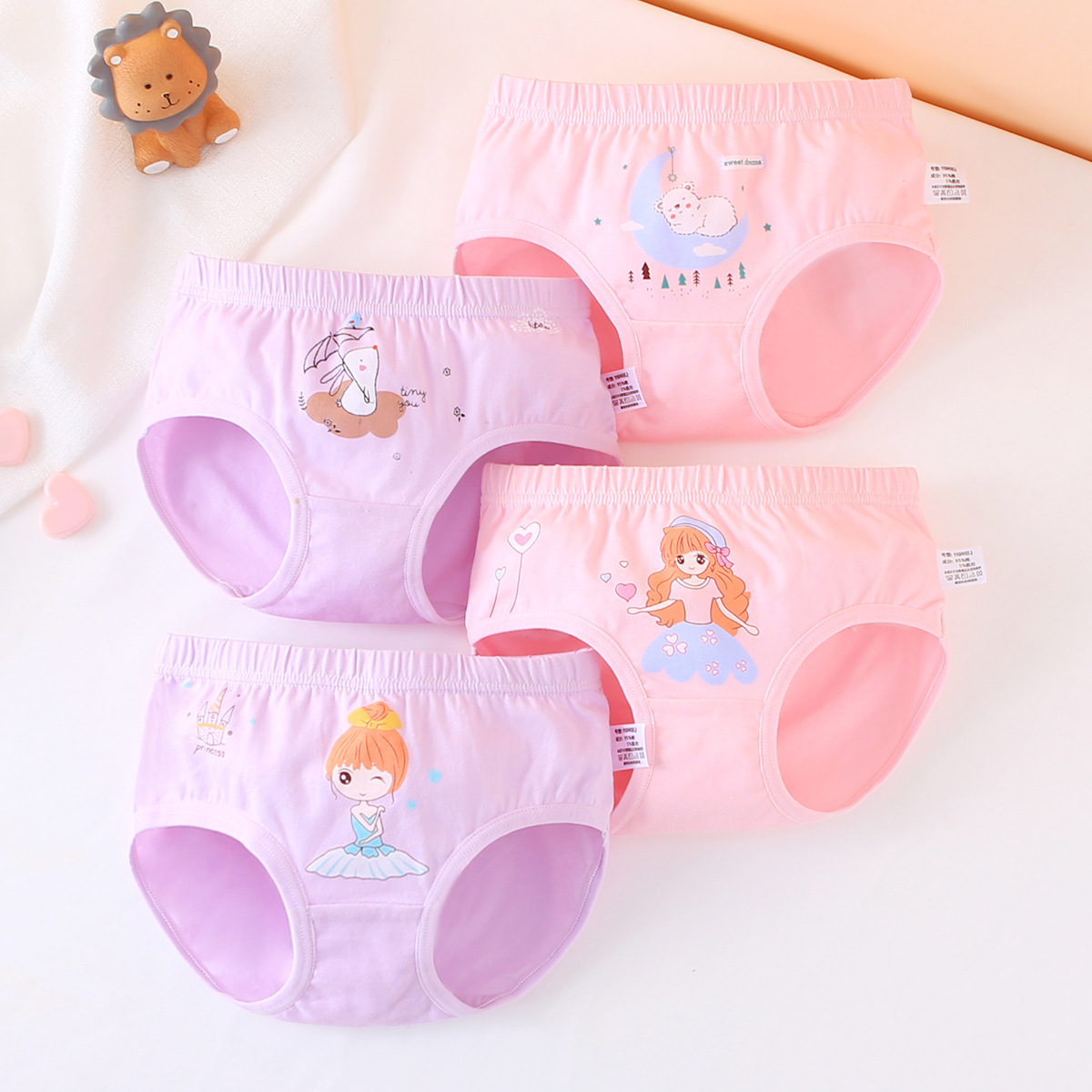 Niña triángulo 7a clase de algodón para niños niñas bebés niñas pantalones cortos para niños mayores pantalones al por mayor