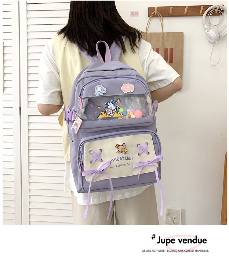 Wholesale Candy Color Rabbit Pendant Backpack Nihaojewelry display picture 23