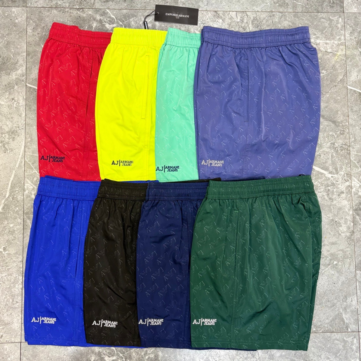 Foreign trade fashion leisure beach pants men's embroidery sports fitness running beach hot spring quick-drying shorts a generation