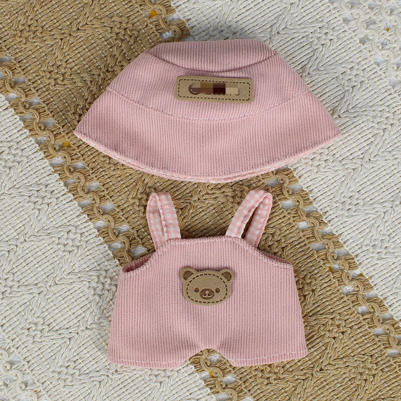 适用于17cm123代拉布服饰毛绒公仔换装衣服休闲裙子帽子套装批发|undefined