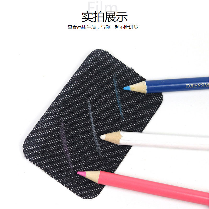 Pluma de dibujo de costura con pincel pluma de dibujo lápiz de sastre pluma de dibujo manual de color tres colores traje dibujo paño dibujo polvo fábrica de Ventas Directas