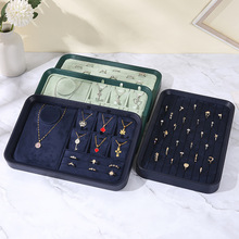 绒布首饰盘轻奢家居项链收纳饰品盘拍摄直播欧式珠宝展示陈列收纳