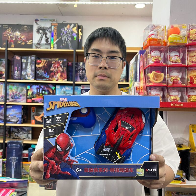 Disney Marvel Spider-Man Wall-Climbing Remote Control Car Rechargeable Stunt Racing Car Children's Educational Toy Gift Wholesale