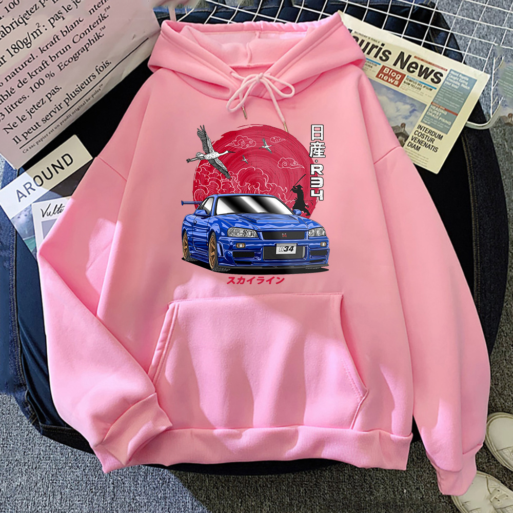 Anime Initial D Hoodie Men Sweatshirts para JDM Car Japanese