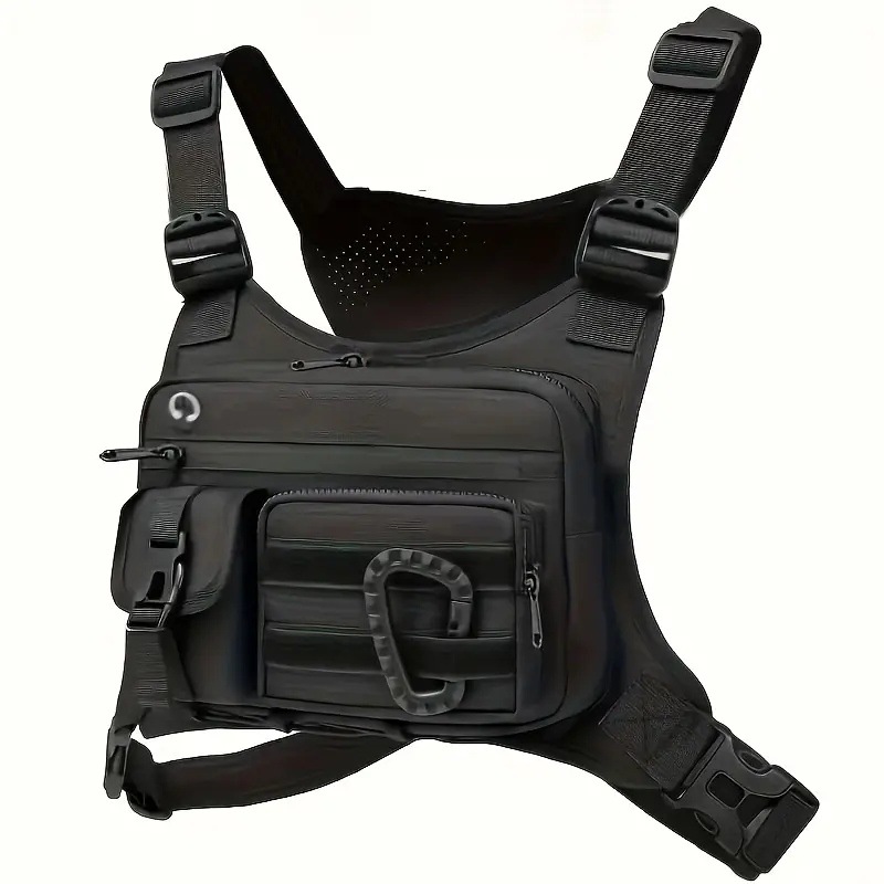 Cycling Trendy Street Men's and Women's Chest Bags New Functional Workwear Tactical Bags Fashionable Vests Couple Running Sports Bags